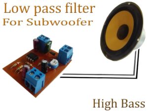 low pass filter for subwofer