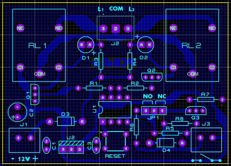 دانلود مدار سنسور هوشمند سرویس بهداشتی با خروجی فن و لامپ به همراه PCB - تصویر 6