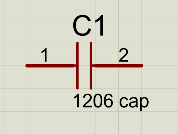1206 capacitor schematic