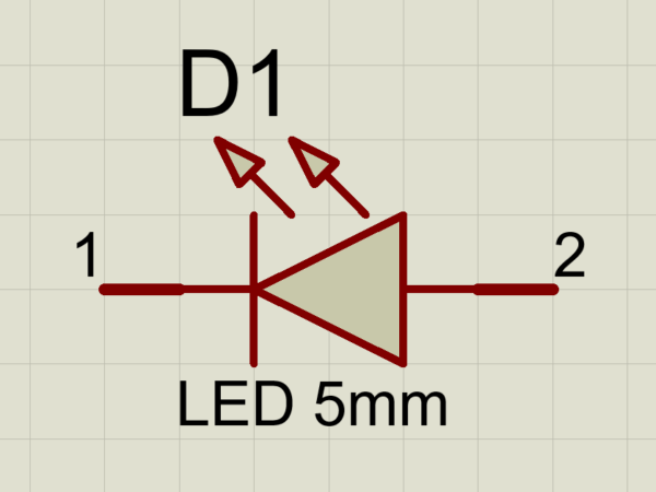 LED 5mm schematic