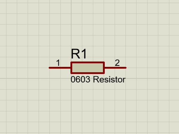 0603 resistor schematic