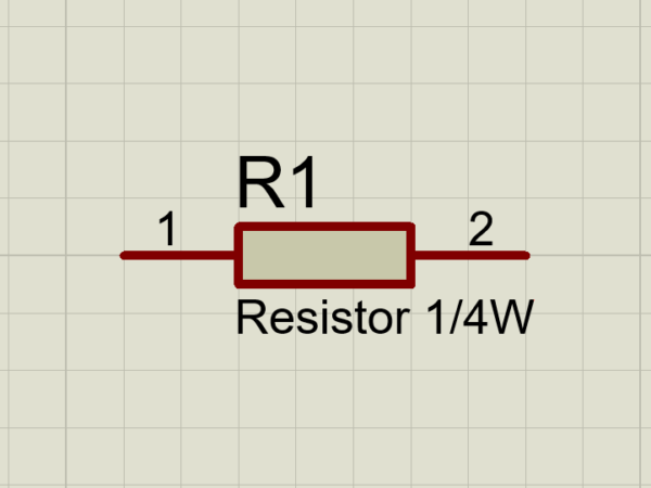 Resistor 1.4W schematic