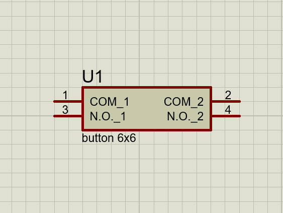 button 6x6 schematic