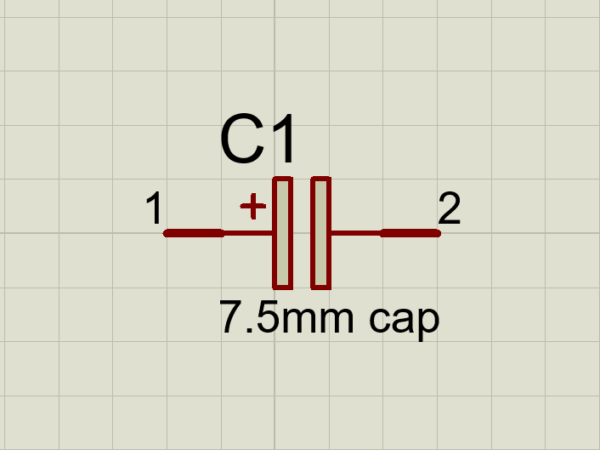capacitor schematic